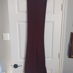 Burgundy trousers -perfect for fall fashion!